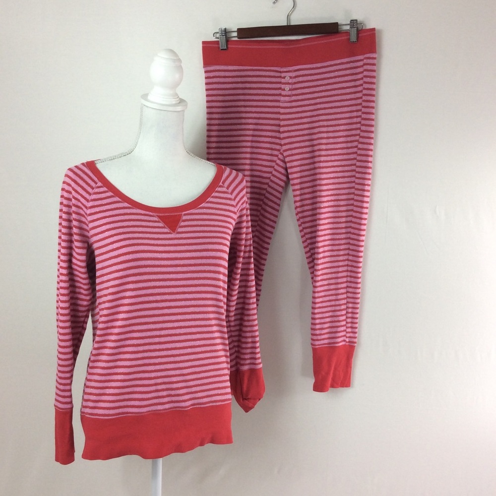 D10 Victoria’s Secret Thermal Pajamas Size Medium